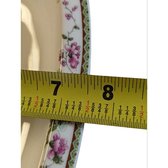 RARE HTF Limoges Tressemanes Vogt 6701 French Porcelain 9.5” Serving Veg Bowl - Picture 6 of 9